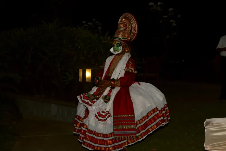 Kathakali performance presented during a corporate event
