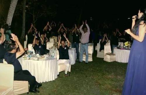 Guests attending a professionally produced corporate gala night